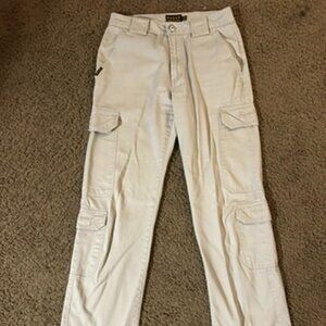 Womens Khaki Cargo Pants